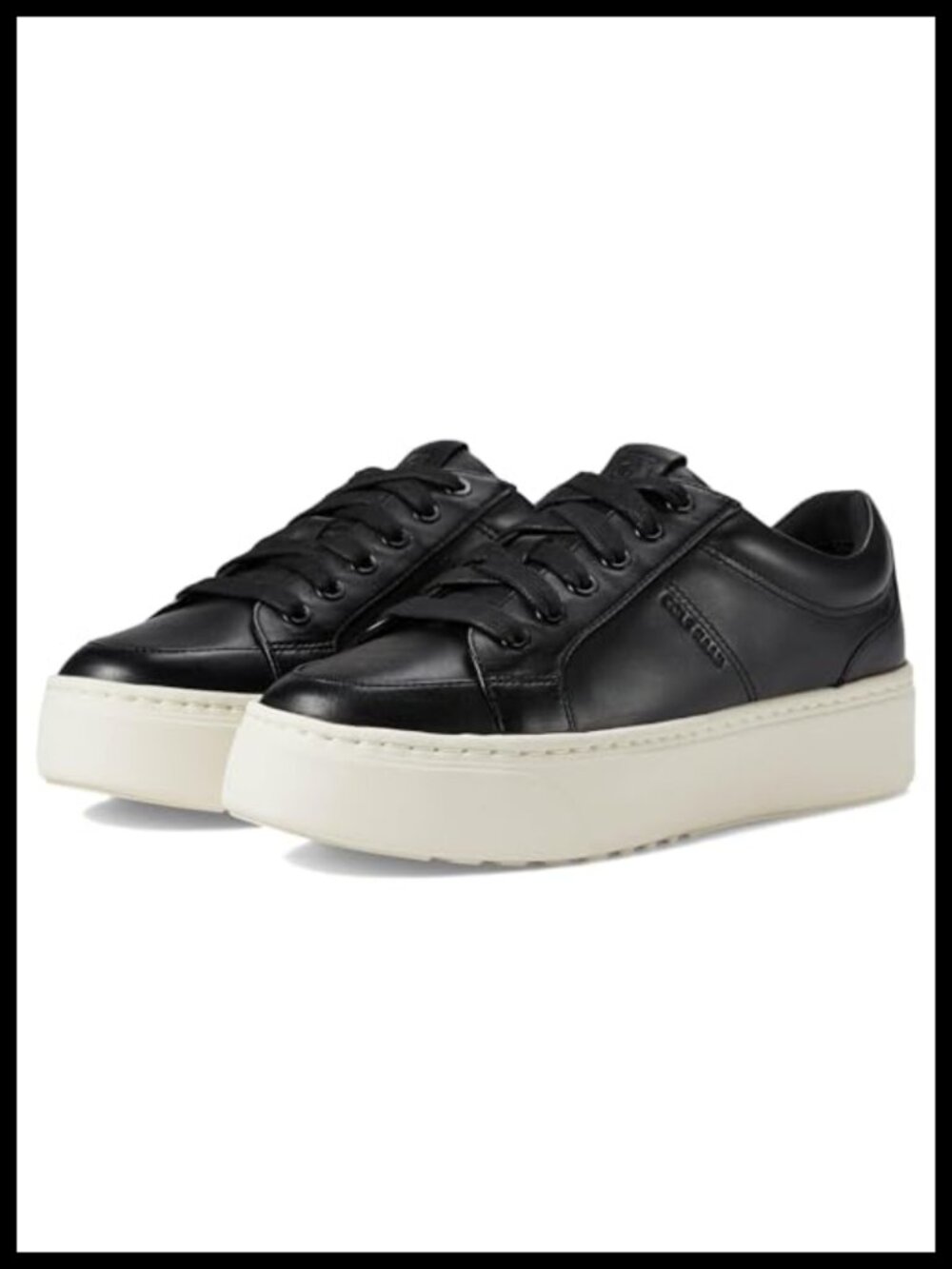Cole Haan Women's Grandpro Max Platform Leather Fashion Sneakers